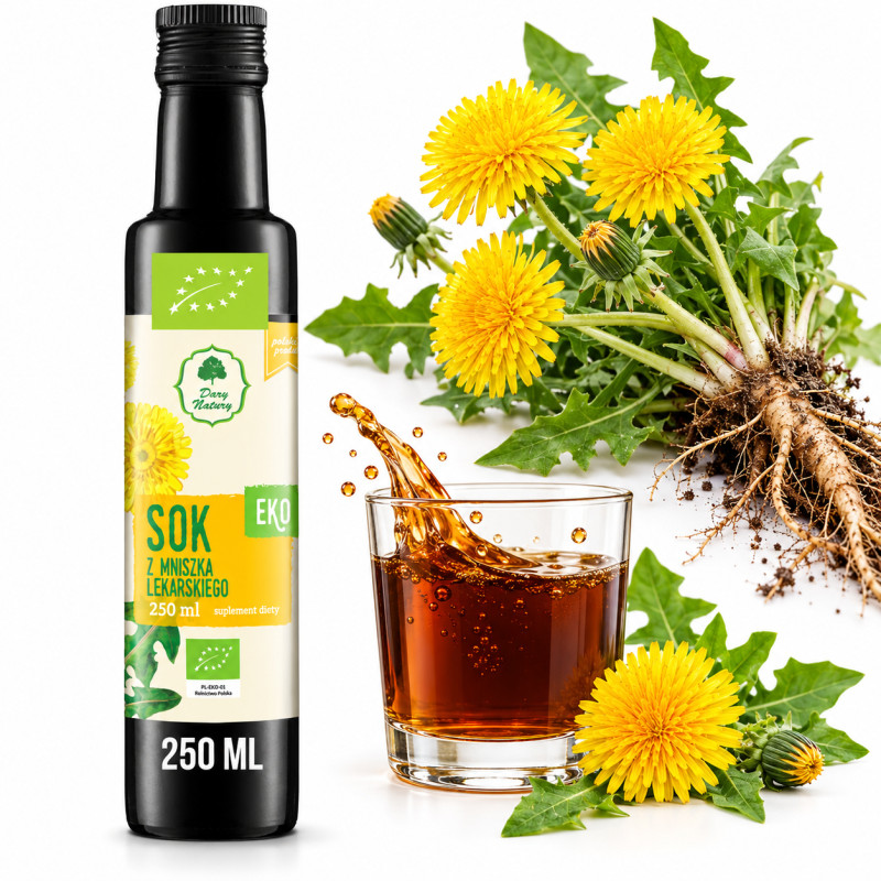 Dary Natury SOK Z MNISZKA LEKARSKIEGO mniszek lekarski ekologiczn EKO 250ml