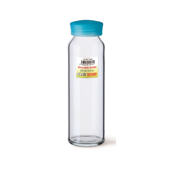 BUTELKA SZKLANA NA SMOOTHIE NAPOJE SOKI WODĘ 250ml 0,25L