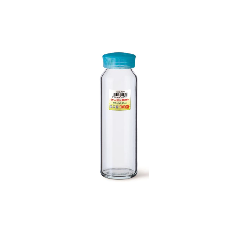 BUTELKA SZKLANA NA SMOOTHIE NAPOJE SOKI WODĘ 250ml 0,25L
