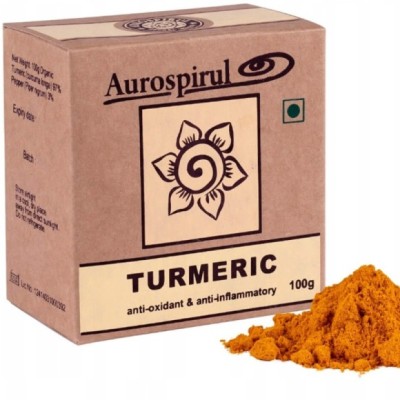 TURMERIC KURKUMA 100G Aurospirul W PROSZKU wsparcie
