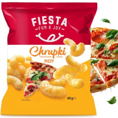 FIESTA CHRUPKI KUKURYDZIANE O SMAKU PIZZY 60G