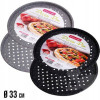 FORMA BLACHA do pieczenia PIZZY stal fi 33cm 330mm