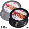 FORMA BLACHA do pieczenia PIZZY stal fi 33cm 330mm