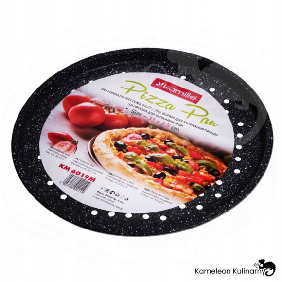 FORMA BLACHA do pieczenia PIZZY stal fi 33cm 330mm