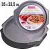 FORMA BLACHA do pieczenia PIZZY ze stali 35x33,5cm