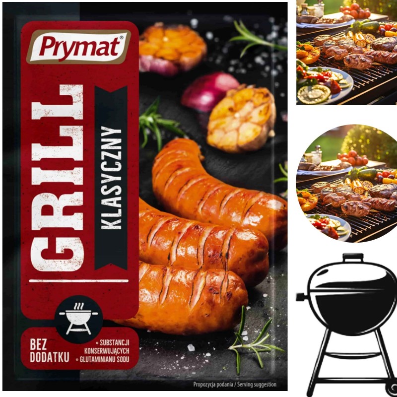 PRYMAT PRZYPRAWA GRILL KLASYCZNY mieszanka przypraw 20G