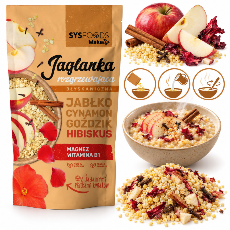 DANIA BABCI ZOSI - JAGLANKA ROZGRZEWAJĄCA Jabłko Cynamon Goździk 300g