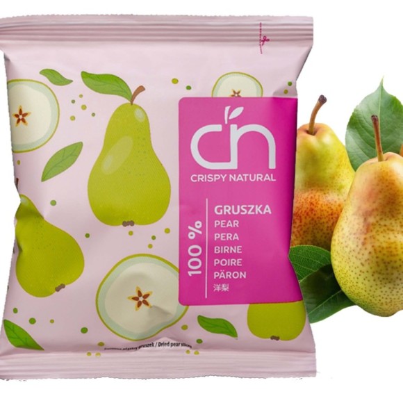 CRISPY NATURAL - Gruszka suszona 100% 18g / nr06