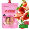 Owolovo NA RÓŻOWO MUS OWOCOWY jabłko Truskawka Malina 200g LIMITOWANA SERIA
