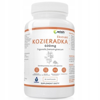 Wish KOZIERADKA ekstrakt 600mg 90 kapsułek na 3 m-ce