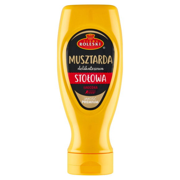 Roleski MUSZTARDA DELIKATESOWA STOŁOWA ŁAGODNA Jakość Premium 425G