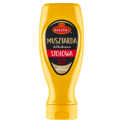 Roleski MUSZTARDA DELIKATESOWA STOŁOWA ŁAGODNA Jakość Premium 425G