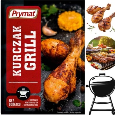 PRYMAT PRZYPRAWA DO KURCZAKA Z GRILLA mieszanka przypraw 25G