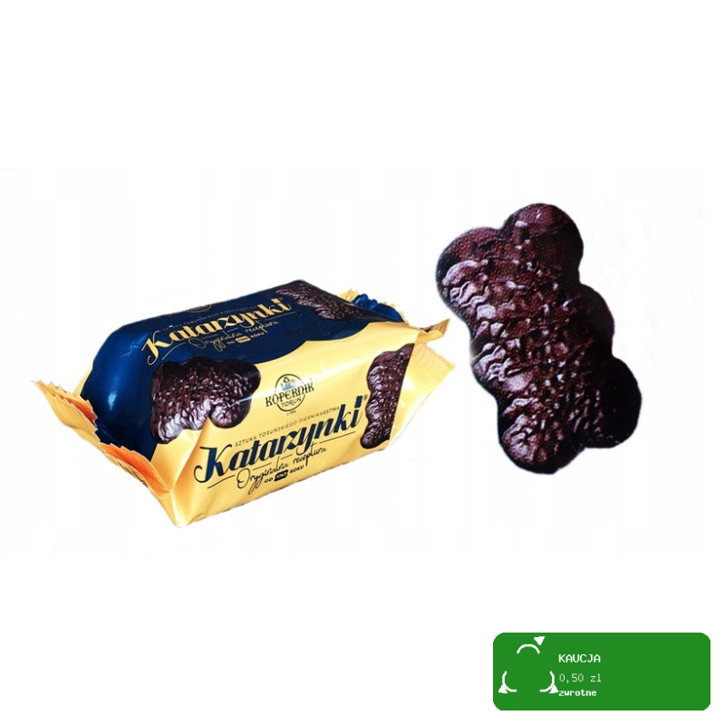 KATARZYNKI CZEKOLADOWE ciastka w czekoladzie CIASTECZKA KOPERNIK 56G