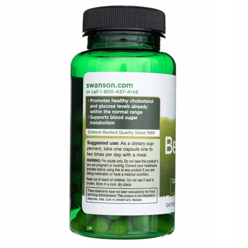 Swanson BERBERYNA 400MG 60kaps wsparcie CUKRZYCA ODCHUDZANIE SERCE SKÓRA