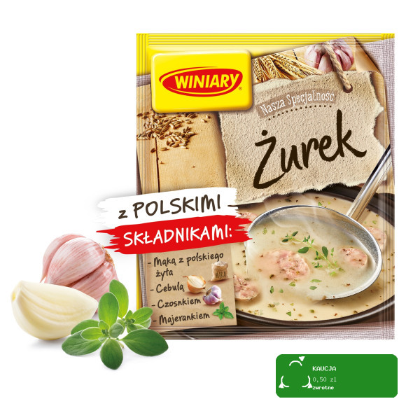 WINIARY ŻUREK Z NATURALNYMI SKŁADNIKAMI 3 porcje WIELKANOC 49g
