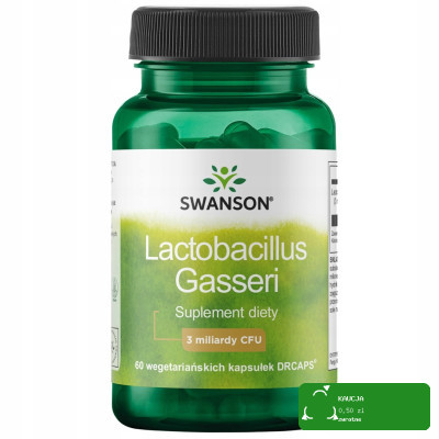 Swanson LACTOBACILLUS GASSERI 60kaps data 09.2026