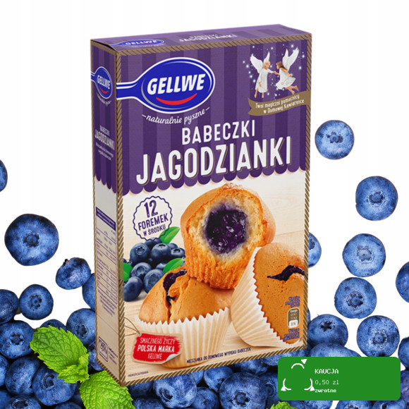 Gellwe BABECZKI JAGODOWE JAGODZIANKI 12 szt  307g
