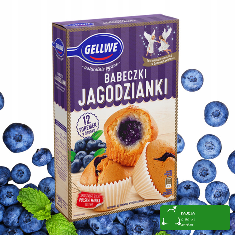 Gellwe BABECZKI JAGODOWE JAGODZIANKI 12 szt  307g