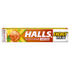 HALLS ENERGY cukierki w kofeiną i wit b6 smak ICE TEA BEZ CUKRU DROPS 32g