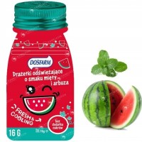 DOSFARM - DRAŻE ODŚWIEŻAJĄCE - arbuz + mięta (czerwone)