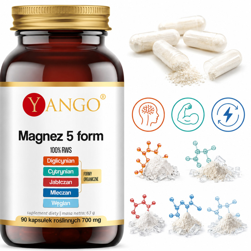 Yango MAGNEZ 5 FORM 90 kapsułek