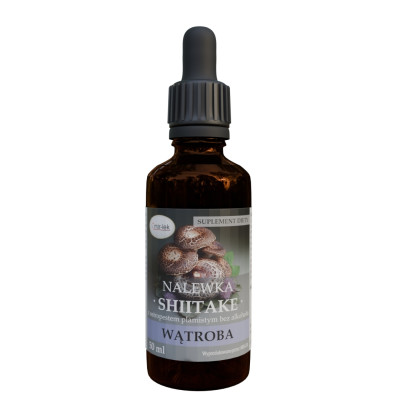 Mir-Lek SHIITAKE z ostropestem plamistym 50ml pomoc WĄTROBA DETOKS