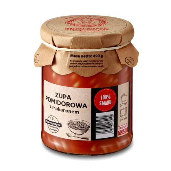 Mielczarek ZUPA POMIDOROWA z MAKARONEM gotowe danie 490g