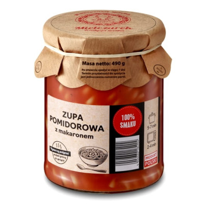 Mielczarek ZUPA POMIDOROWA z MAKARONEM gotowe danie 490g