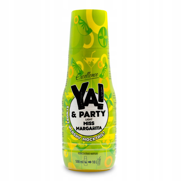 YA! PARTY LIGHT MISS MARGARITA bezalkoh.  BEZ CUKRU 500ml KRÓTKA DATA