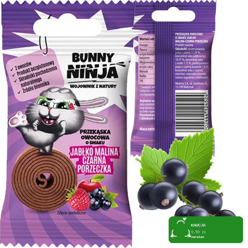 BUNNY NINJA GIFT BOX 11 SŁODKICH PRZEKĄSEK + DODATKI