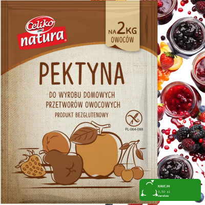 Celiko PEKTYNA 24g NA 2 kg OWOCÓW DOMOWE PRZETWORY DŻEMY Bez Glutenu
