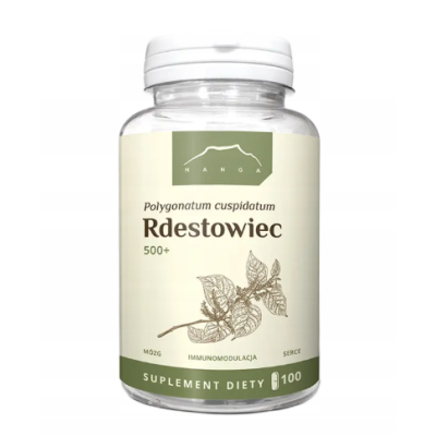 NANGA RDESTOWIEC100 kapsułek 500mg wsparcie: MÓZG SERCE