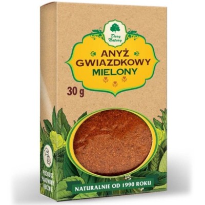 Dary Natury ANYŻ GWIAZDKOWY MIELONY 30g kartonik