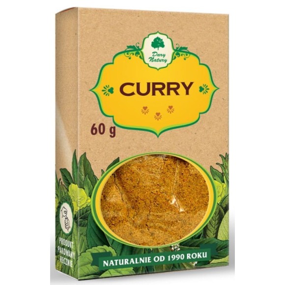 Dary Natury CURRY 60g aromatyczna przyprawa do mięs sosów