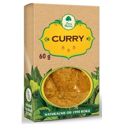 Dary Natury CURRY 60g aromatyczna przyprawa do mięs sosów