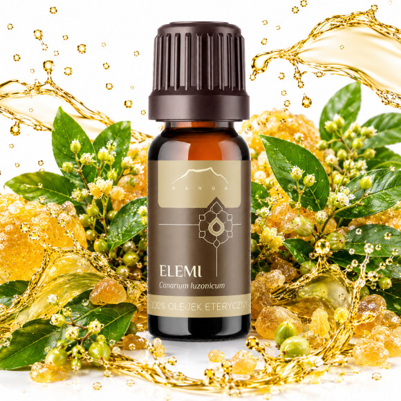 NANGA OLEJEK ETERYCZNY 100% ELEMI 10ml ODPRĘŻENIE RELAX do medytacji