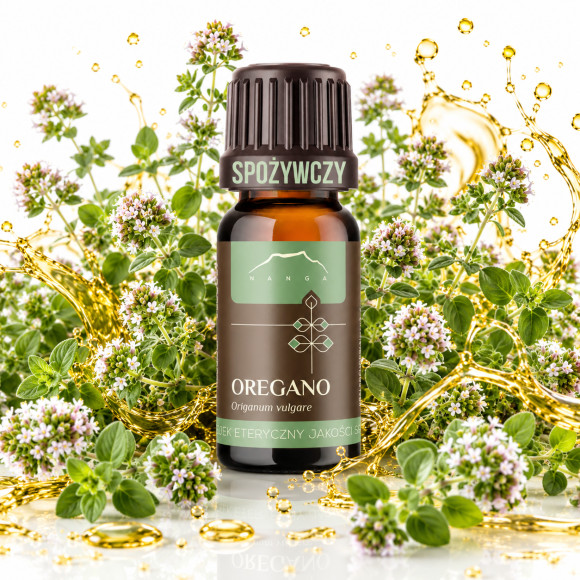 NANGA OLEJEK ETERYCZNY 100% OREGANO na ODPORNOŚĆ poprawia TRAWIENIE 10ml