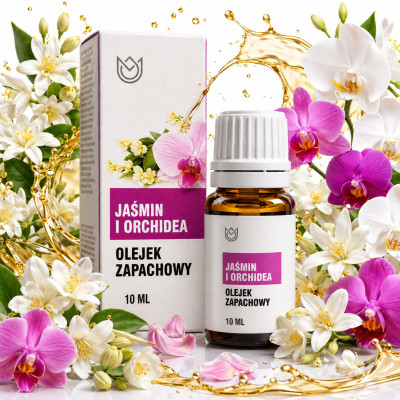 OLEJEK ZAPACHOWY eteryczny jaśminowy JAŚMIN ORCHIDEA10ml kwiatowy mix
