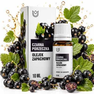 OLEJEK ZAPACHOWY eteryczny CZARNA PORZECZKA 10ml owocowy aromat do kominków