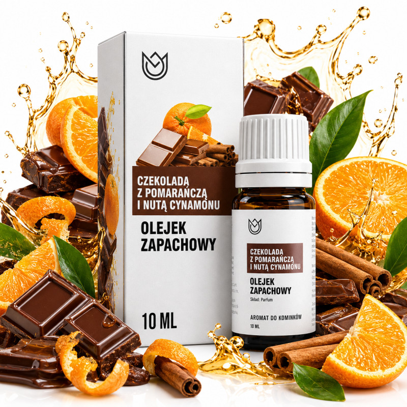 OLEJEK ZAPACHOWY CZEKOLADA Z POMARAŃCZĄ i cynamonem nuta cynamonu 10ml