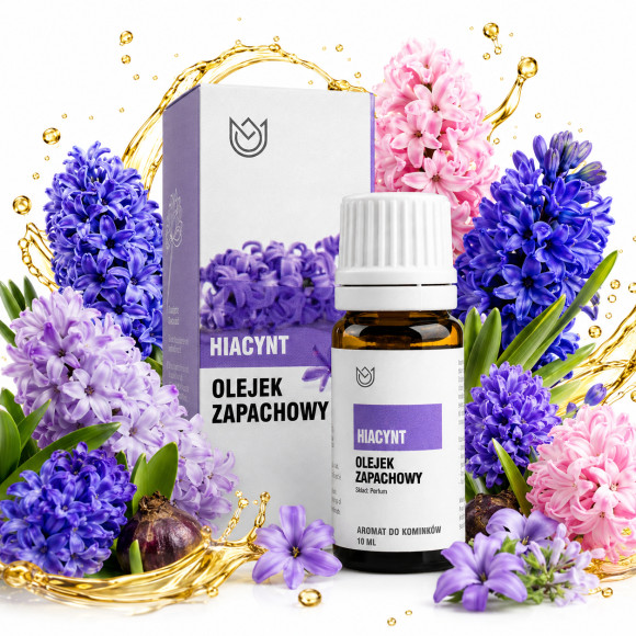 OLEJEK ZAPACHOWY eteryczny HIACYNT 10ml kwiatowy delikatny słodki AROMAT
