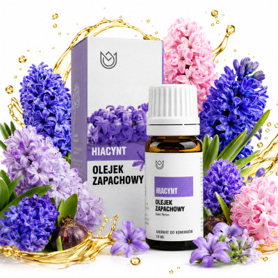 OLEJEK ZAPACHOWY eteryczny HIACYNT 10ml kwiatowy delikatny słodki AROMAT