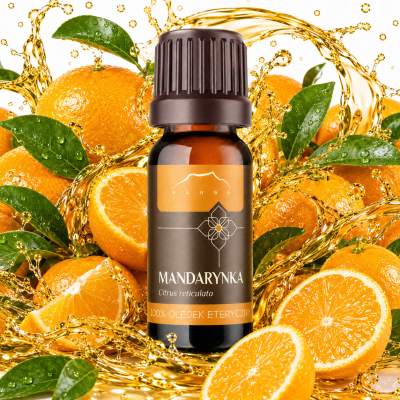 NANGA OLEJEK ETERYCZNY 100% MANDARYNKA MANDARYNKOWY 10ml cytrusowy świeży