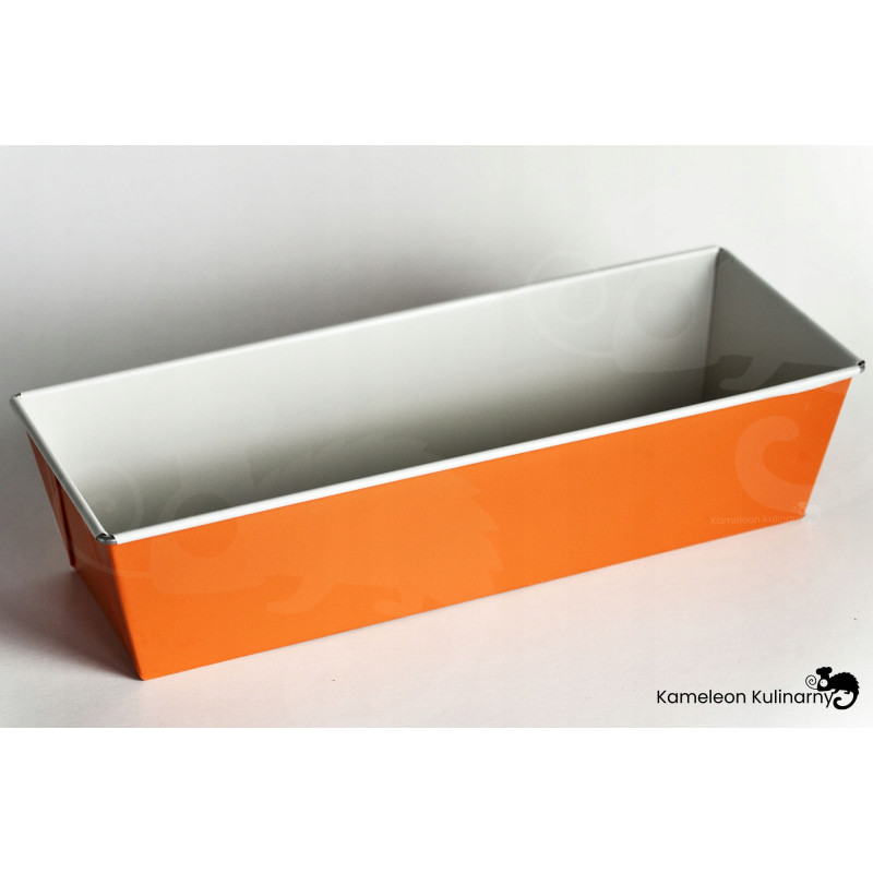 FORMA FOREMKA BLACHA DO PIECZENIA fakturowana 30x11x7,5 POMARAŃCZOWA SNB