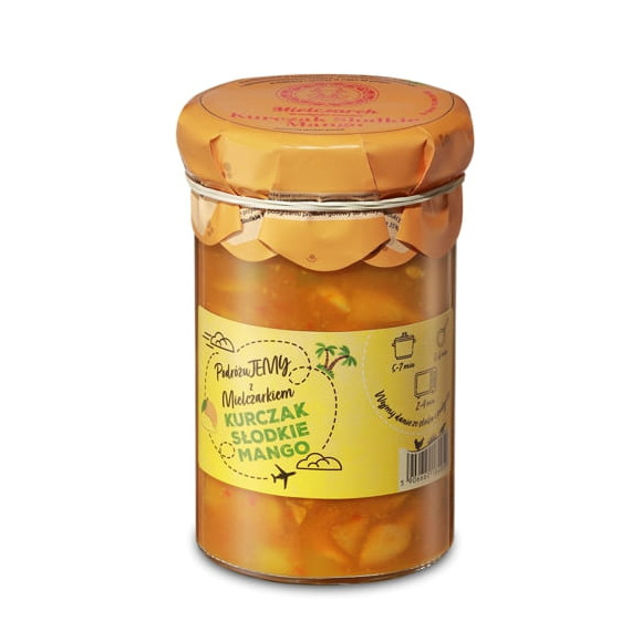 MIELCZAREK gotowe danie mięsne KURCZAK SŁODKIE MANGO 490g słoik