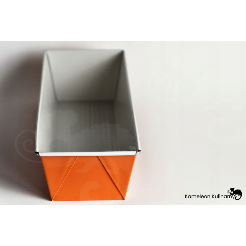 FORMA FOREMKA BLACHA DO PIECZENIA fakturowana 30x11x7,5 POMARAŃCZOWA SNB