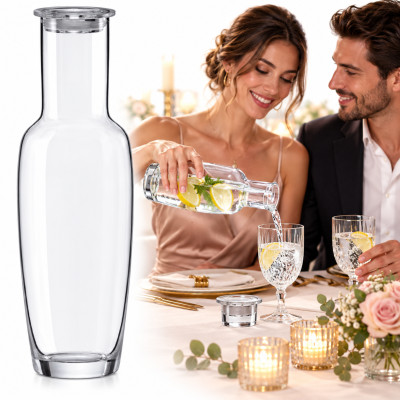 ARCTIC RONA KARAFKA SZKLANA na wino wodę soki napoje 870ml ELEGANCJA 1szt