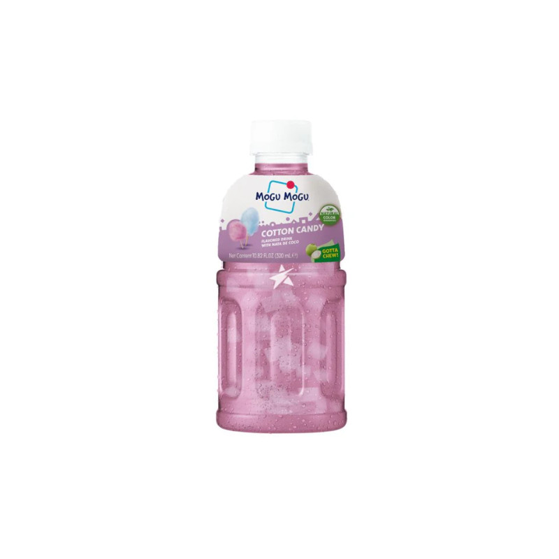 MOGU MOGU napój COTTON CANDY z kawałkami galaretki  320ml