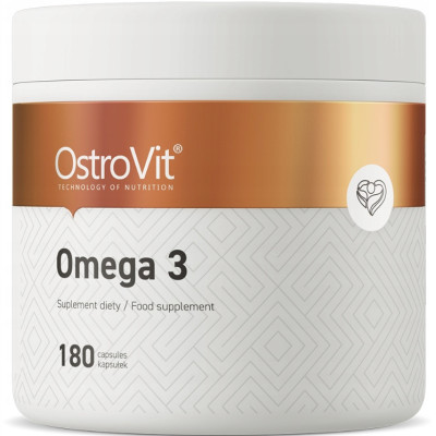 OSTROVIT OMEGA 3  kwasy tłuszczowe OMEGA  3 240g 180 kapsułek